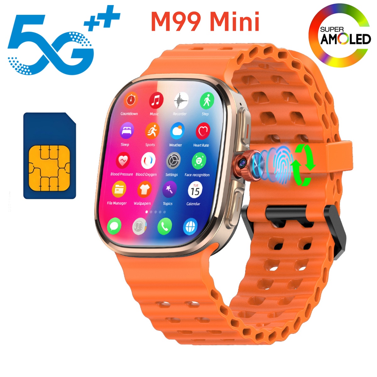 Smartwatch Faces - Jam Tangan Pintar M99 Mini 5G