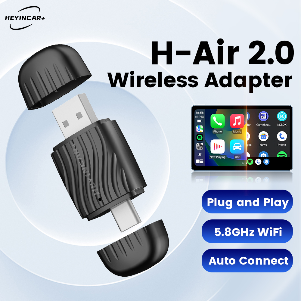 Smartwatch Universal - HEYINCAR 2 in 1 Antarmuka Nirkabel