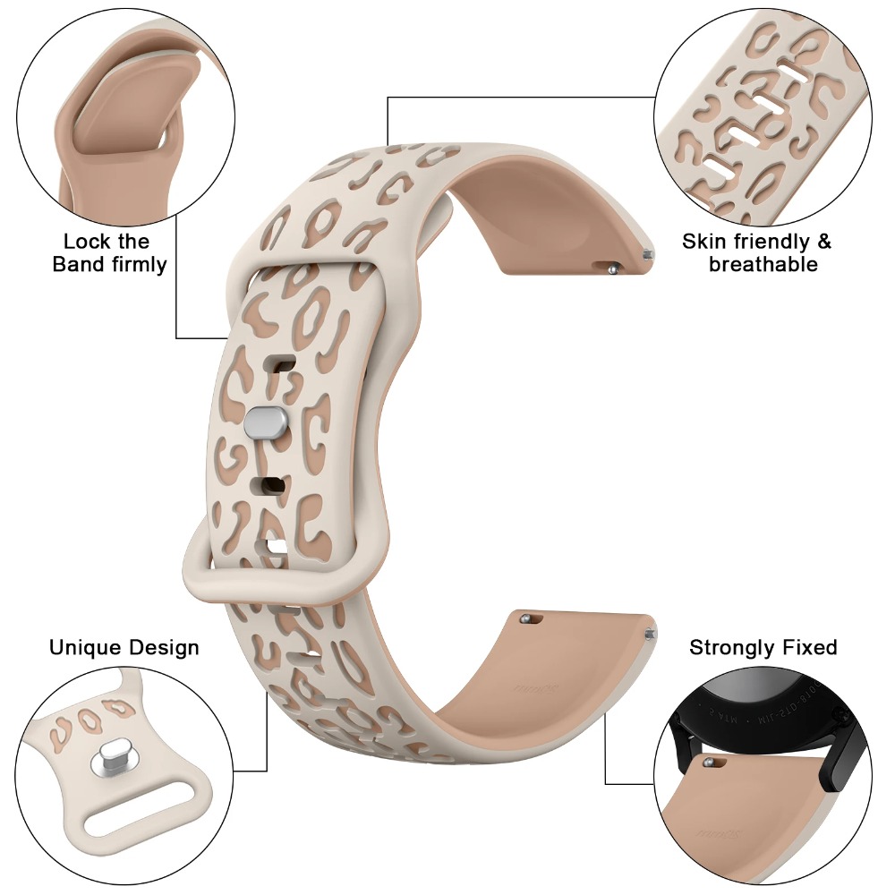 Xiaomi Smartwatch S3 Accessories - Tali Macan Tutul Silikon untuk Jam