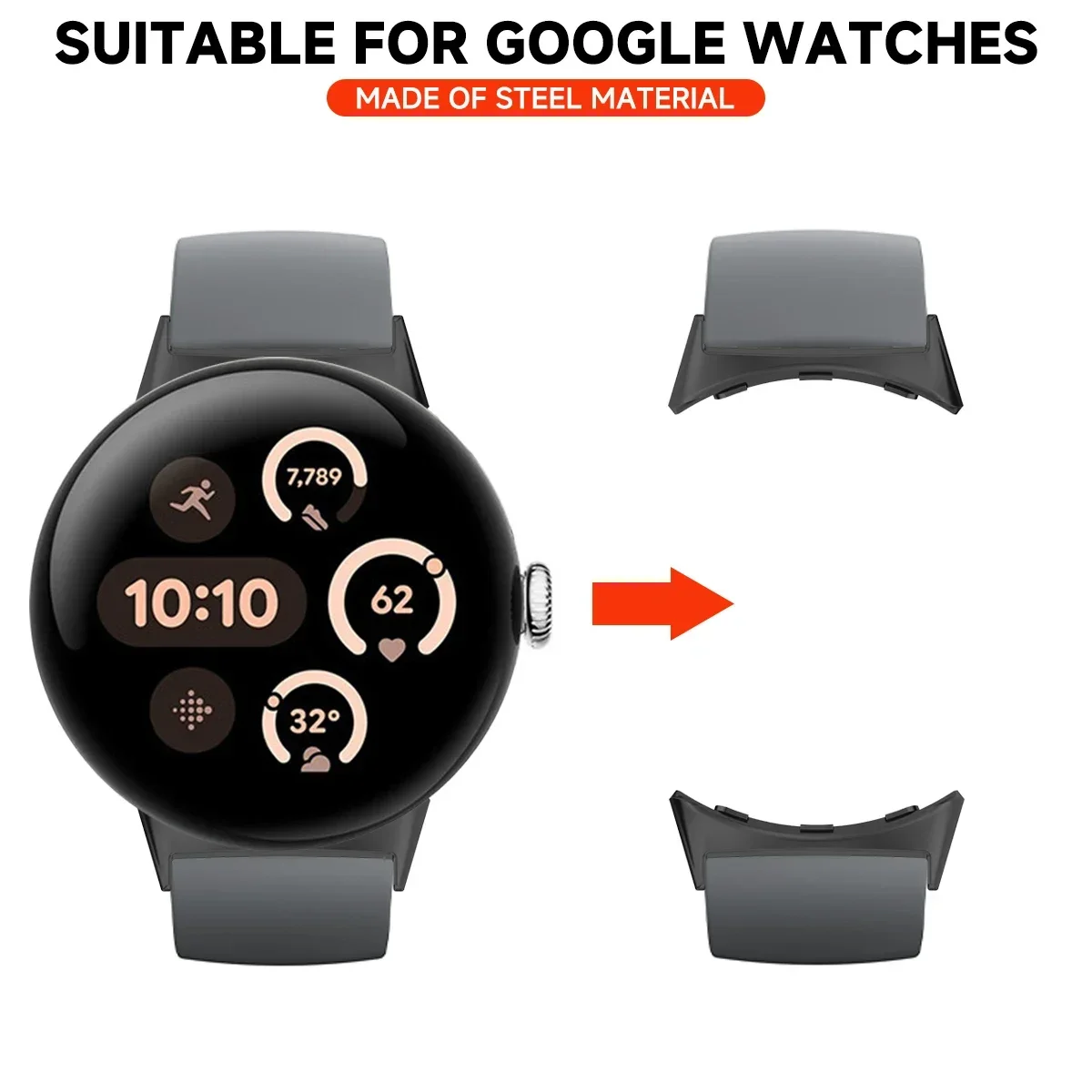 Adaptor konektor tali jam tang - Smartwatch Straps & Accessories ulasan dan harga