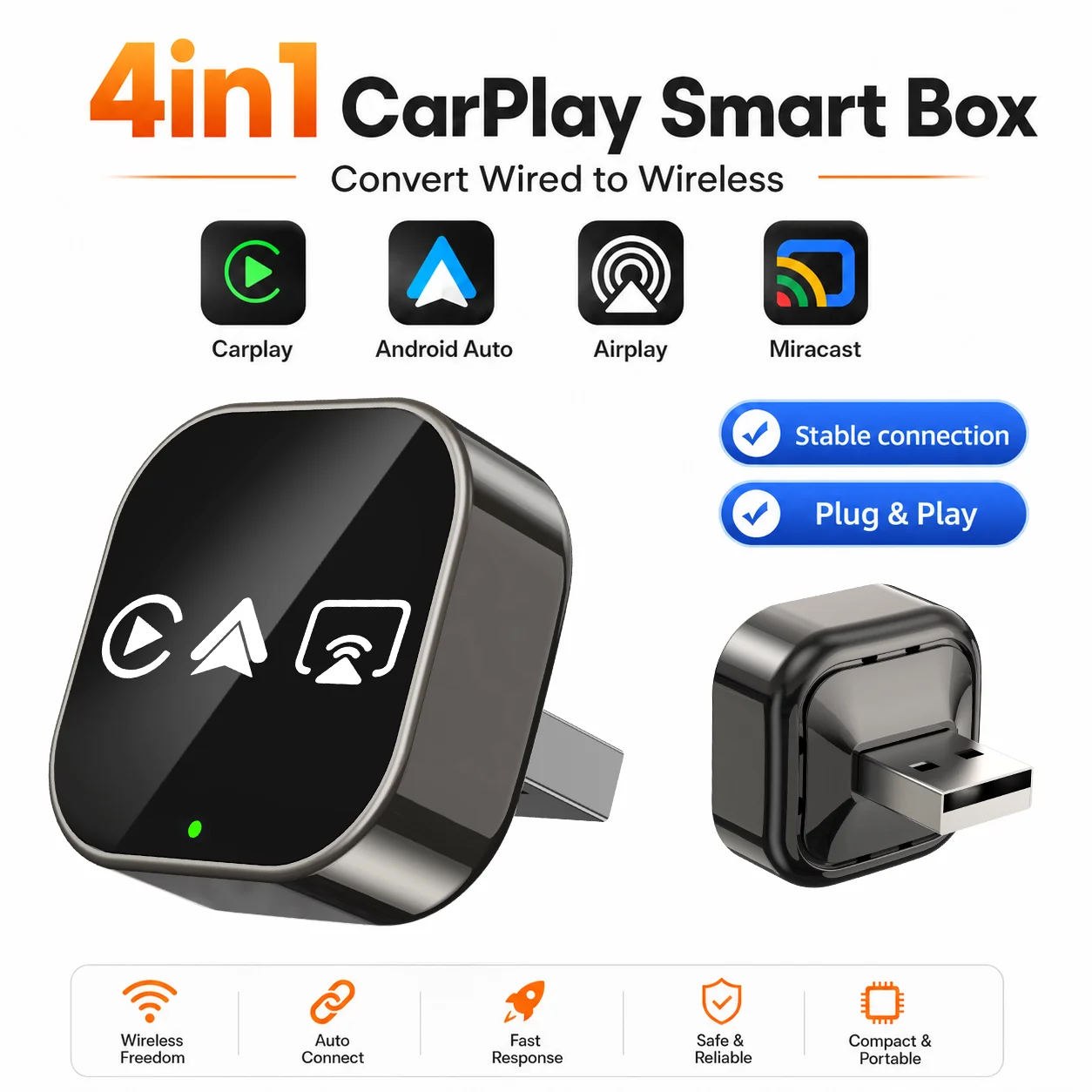 CarRocket Wireless Carplay Sma - Smartwatch Universal ulasan dan harga