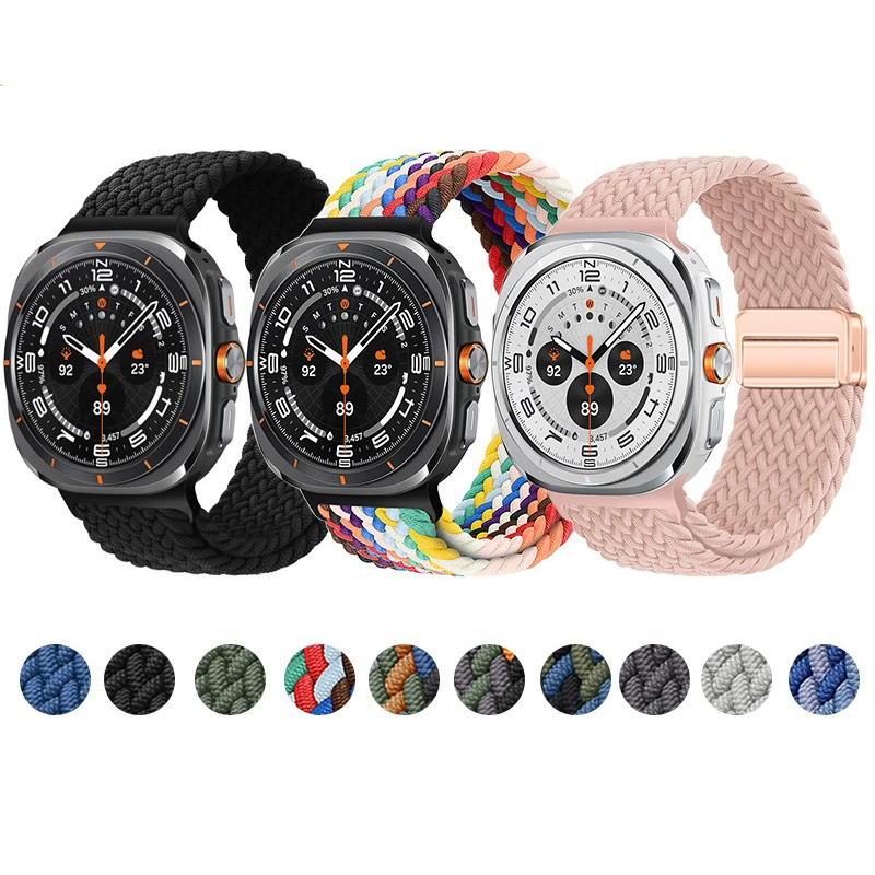 Tali Jam Tangan Nilon Kepang M - Samsung Smartwatch Ultra Accessories ulasan dan harga