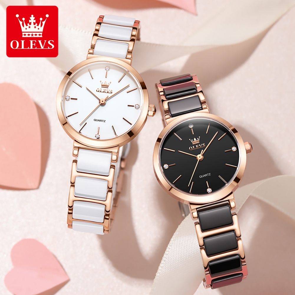 Jam Tangan Wanita OLEVS 5877 M - Accessories With Watch ulasan dan harga