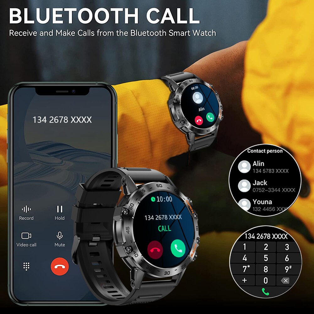 MEVADEN Steel 1.39 inci Jam Ta - Smartwatch Faces ulasan dan harga