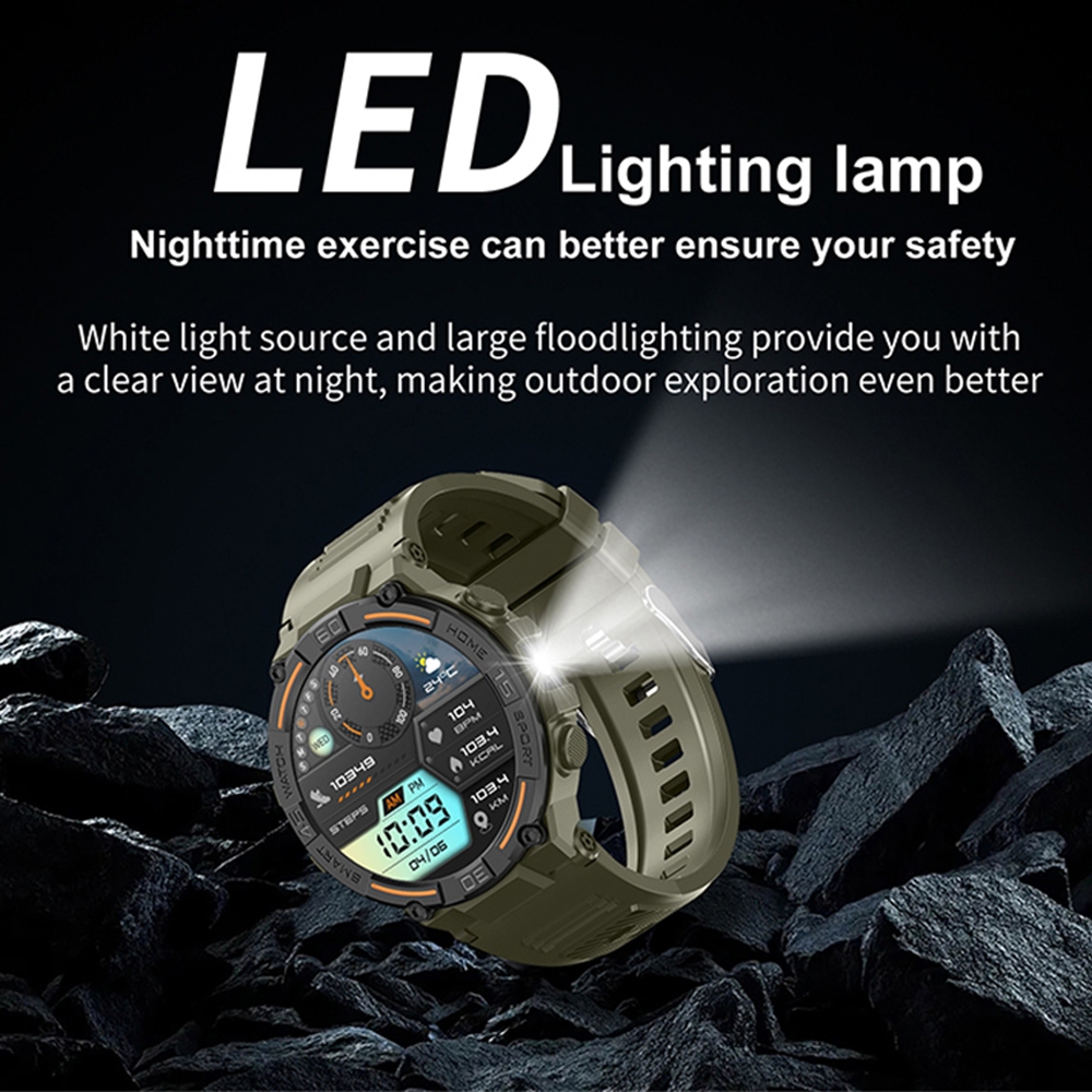 Jam Tangan Pintar Militer Luar - Smartwatch Faces ulasan dan harga