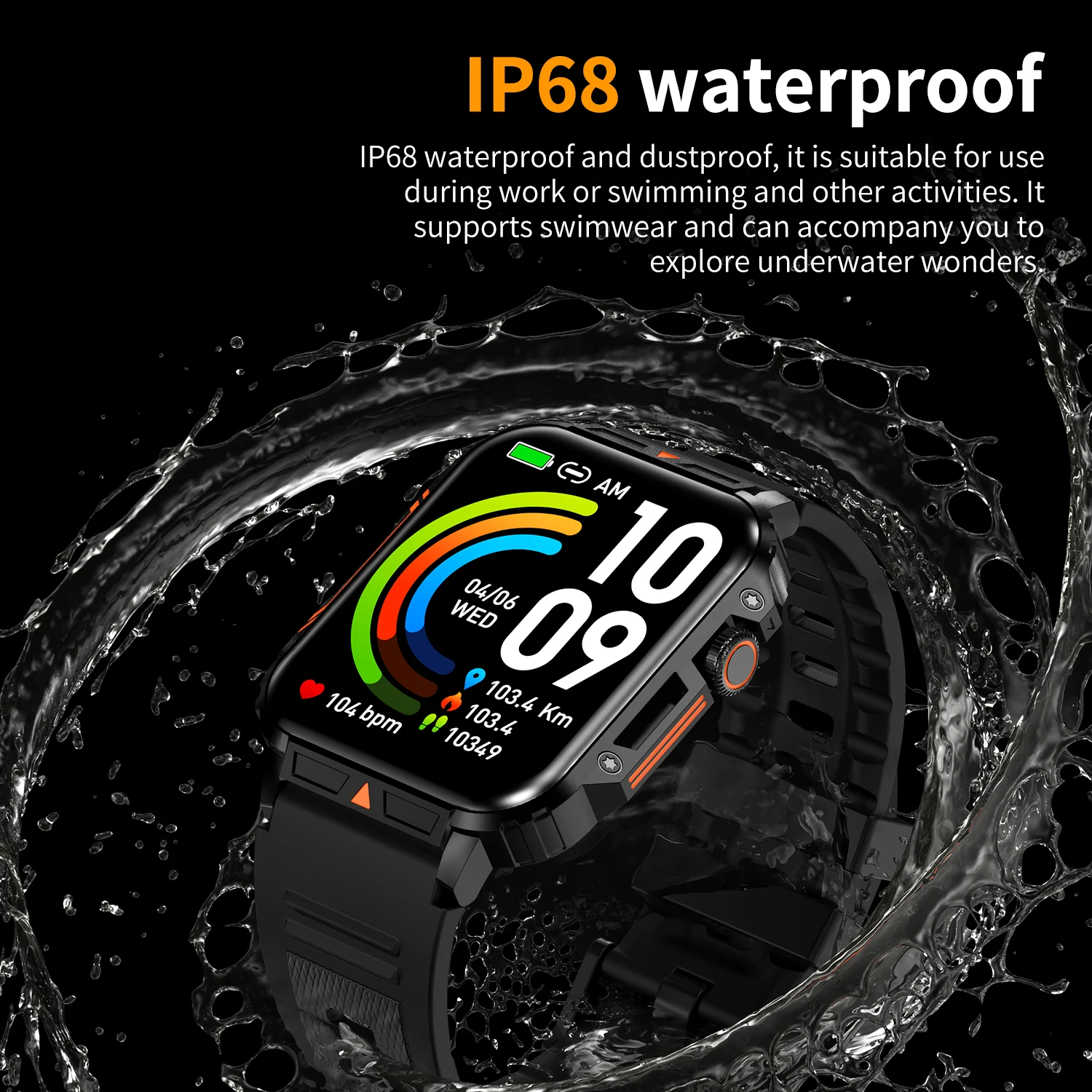 Jam Tangan Pintar Militer Mewa - Smartwatch Faces ulasan dan harga