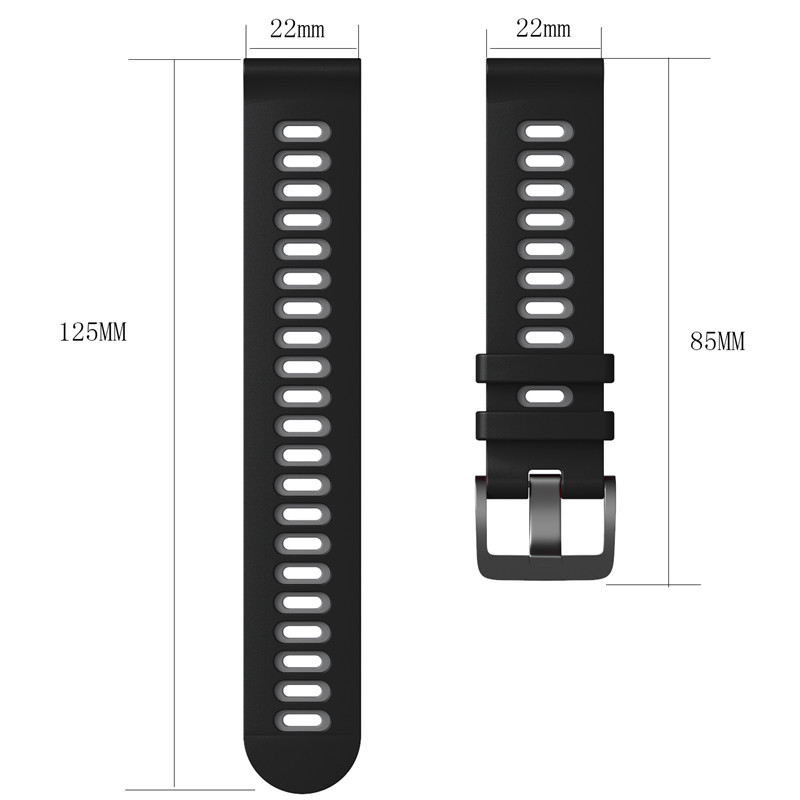 Tali Olahraga Dua Warna 22Mm u - Xiaomi Smartwatch S3 Accessories ulasan dan harga