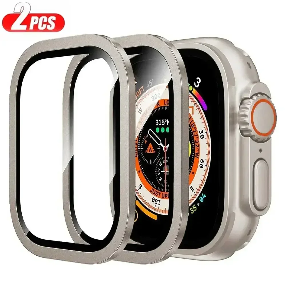 Casing Aloi Aluminium + Kaca T - Smartwatch Straps & Accessories ulasan dan harga