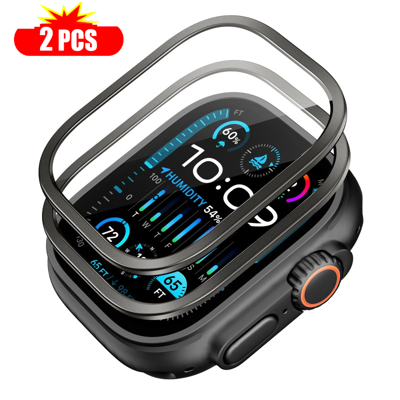 2 Buah Kaca Tempered untuk Jam - Smartwatch Straps & Accessories ulasan dan harga