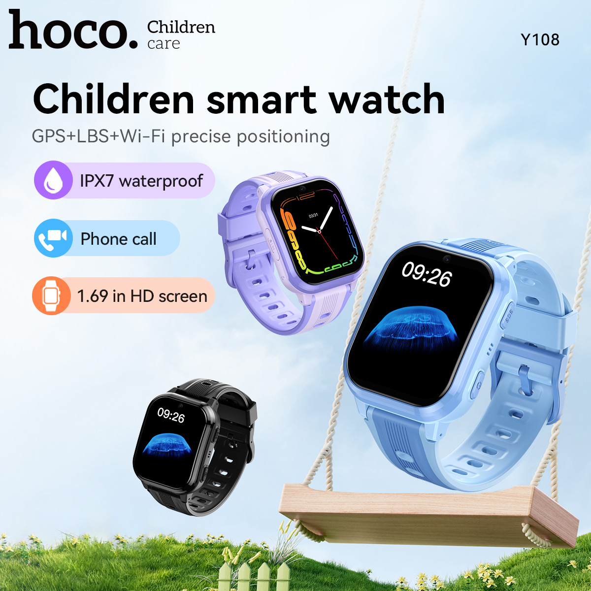 Jam Tangan Pintar Anak HOCO Y1 - Smartwatch Id ulasan dan harga