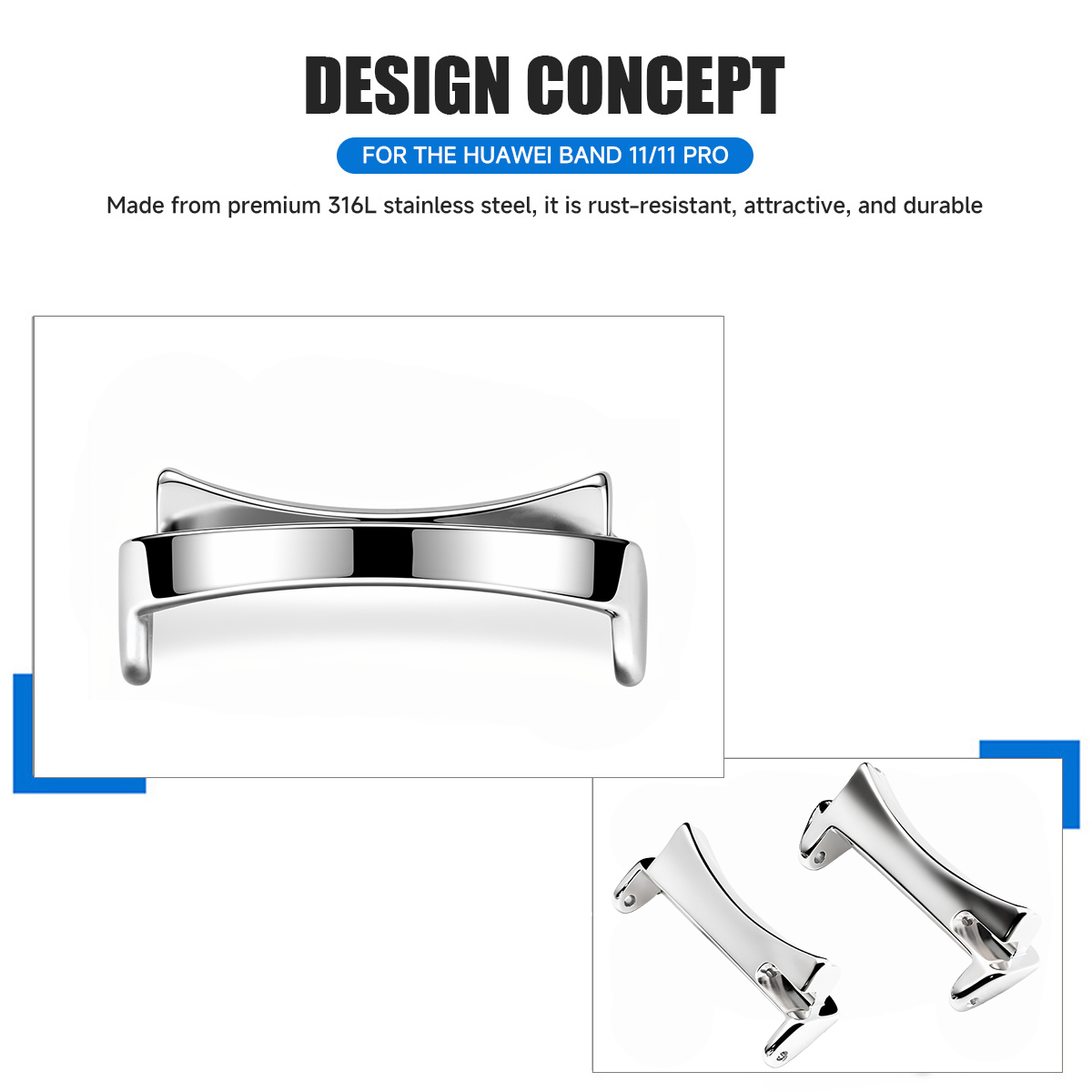 2 Buah Adaptor untuk Jam Tanga - Watch Band Connector ulasan dan harga