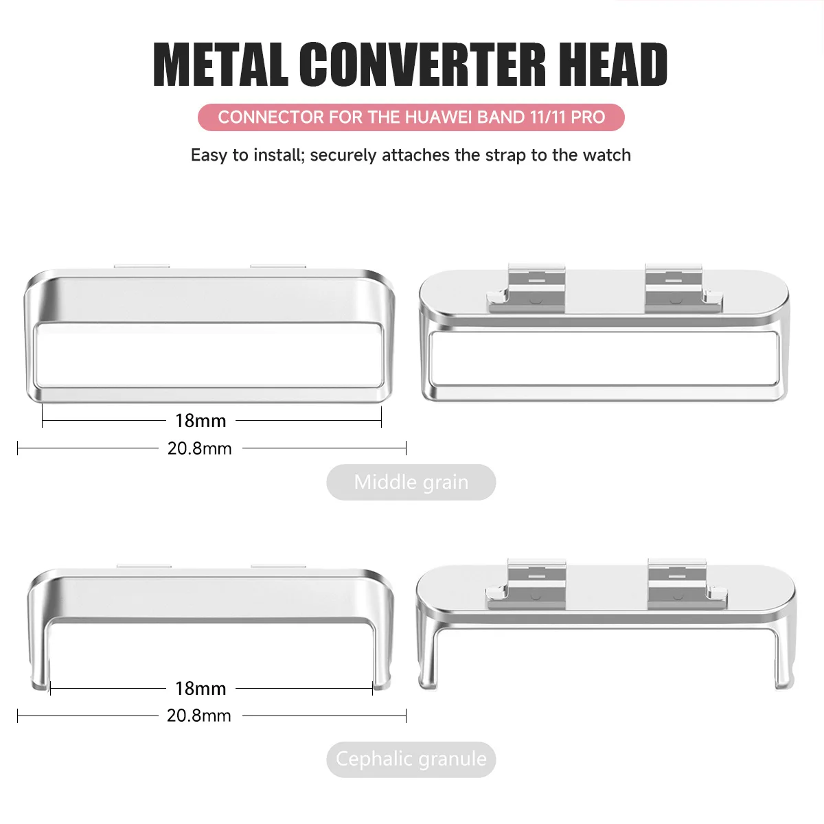 Aksesori Logam Baja Tahan Kara - Watch Band Connector ulasan dan harga