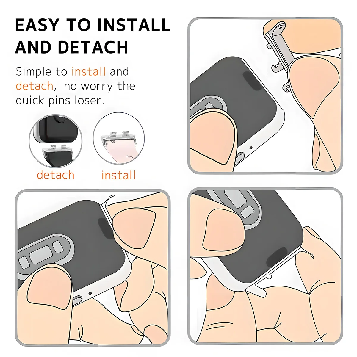 Aksesori Logam Baja Tahan Kara - Watch Band Connector ulasan dan harga